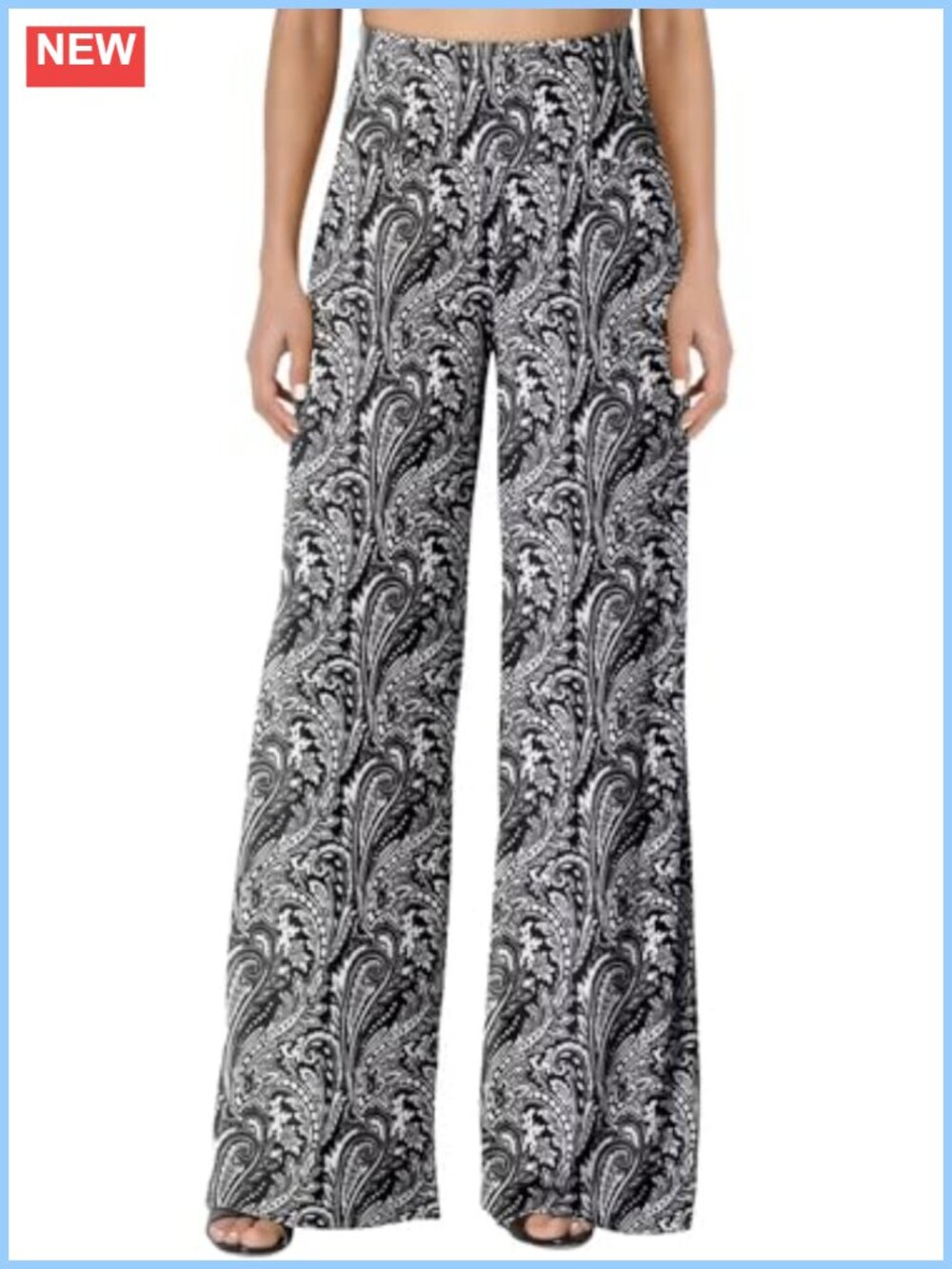 Women's High Waist Wide Leg Palazzo Lounge Pants Stretchy Flowy Casual Soft